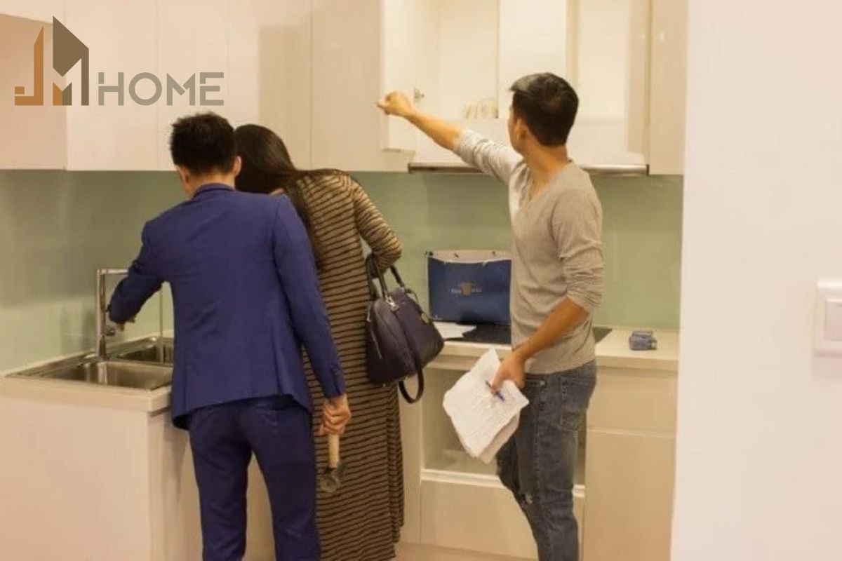 Lưu ý khi kiểm tra nội thất phòng bếp