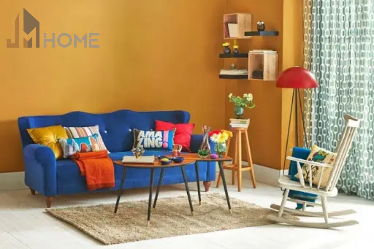 Tường màu vàng chọn sofa màu gì? Gợi ý phối màu đẹp, chuẩn phong cách 15 Diện tích căn phòng cũng là yếu tố ảnh hưởng trực tiếp đến cách phối màu nội thất