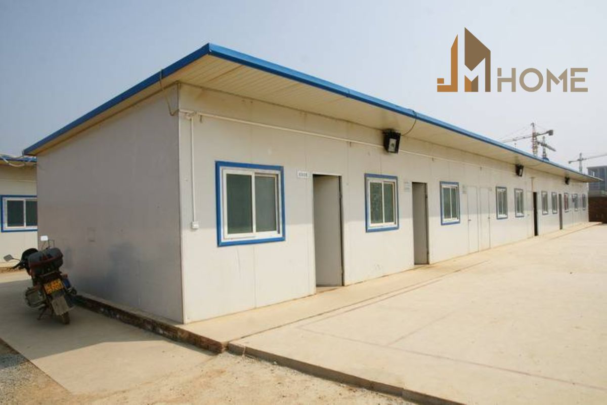 Công trình nhà tiền chế tạm thời - nhà ở cho công nhân không cần giấy phép xây dựng