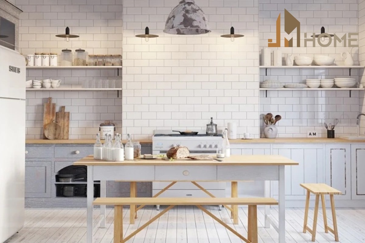 Mê mẩn với phòng bếp phong cách Bắc Âu nhẹ nhàng và thanh lịch