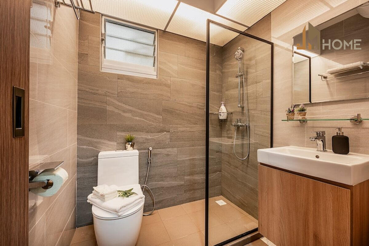 Yếu tố quyết định đến sự thành công của việc cải tạo nhà vệ sinh là vật liệu sử dụng