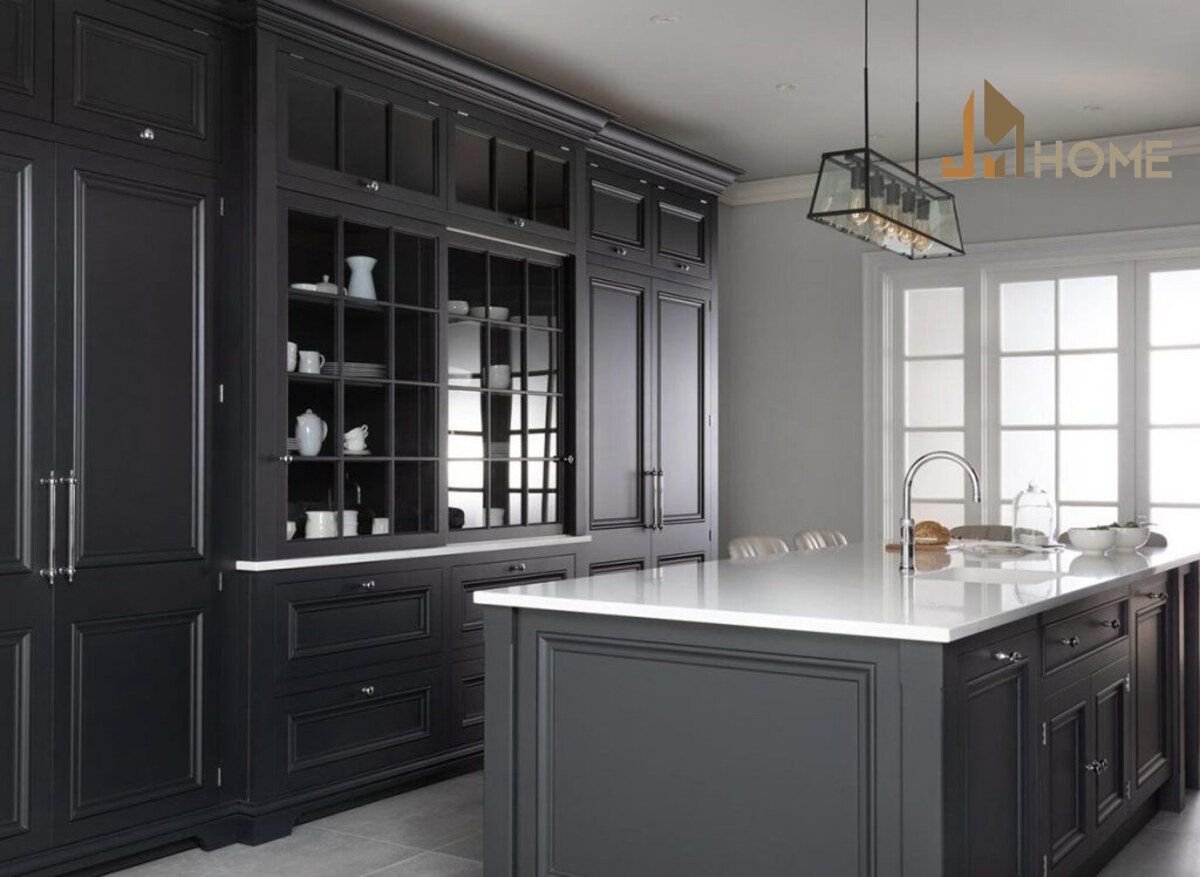 Chiều cao của tủ bếp có thể ảnh hưởng đến sự tiện nghi và thẩm mỹ của không gian