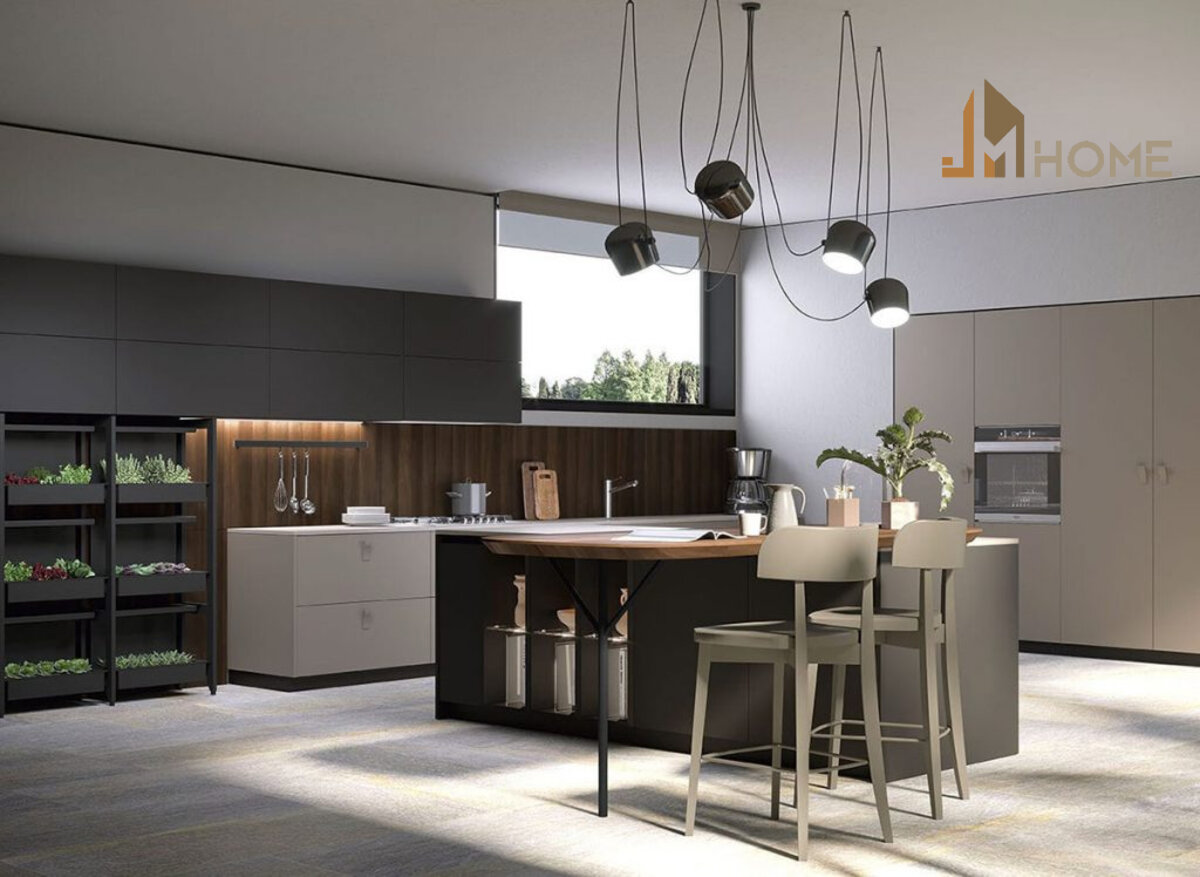 Bố trí không gian bếp theo chức năng