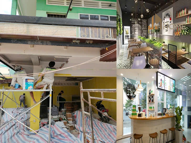 Cần có quy trình rõ ràng và cụ thể khi cải tạo nhà cũ thành quán cafe