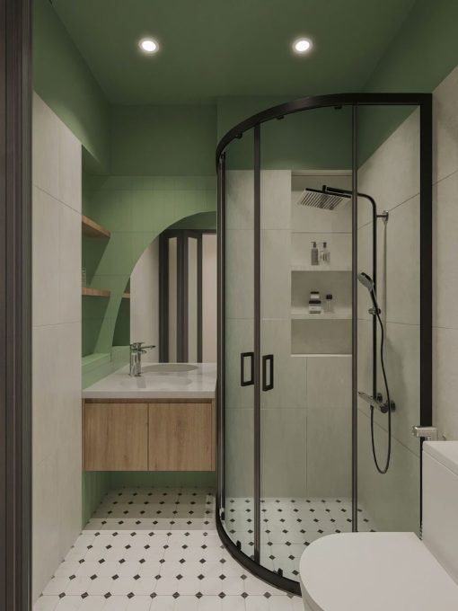 Thiết kế nhà phố Quận 10  - 1 trệt - 1 lầu - Chị Huệ - Ảnh 9