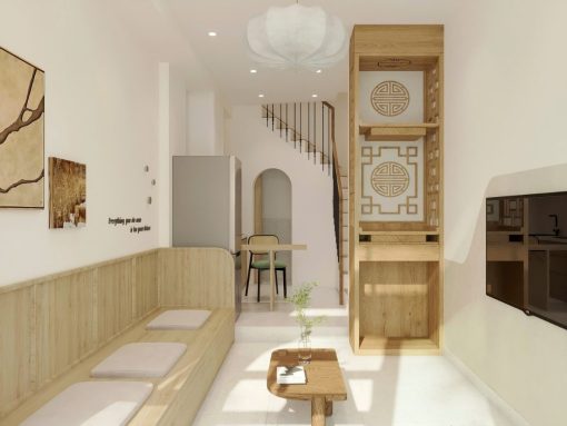 Thiết kế nhà phố Quận 10  - 1 trệt - 1 lầu - Chị Huệ - Ảnh 2