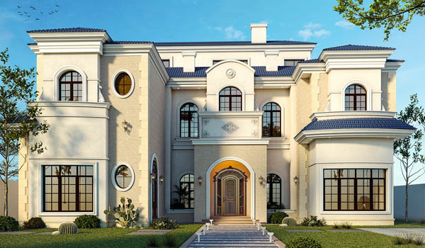 Phân tích chi phí thiết kế để dễ dàng có một căn biệt thư 1 tầng kiểu châu Âu sang trọng 