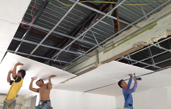 Thi công trần - Tạo điểm nhấn cho không gian của gia đình bạn