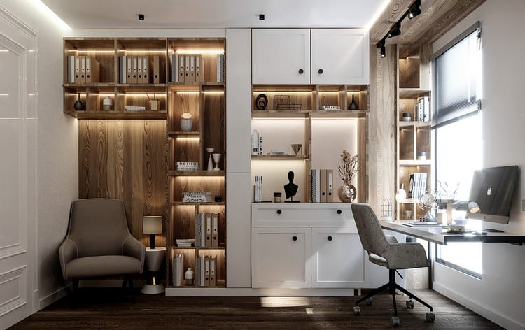 Bố trí nội thất gọn gàng, khoa học