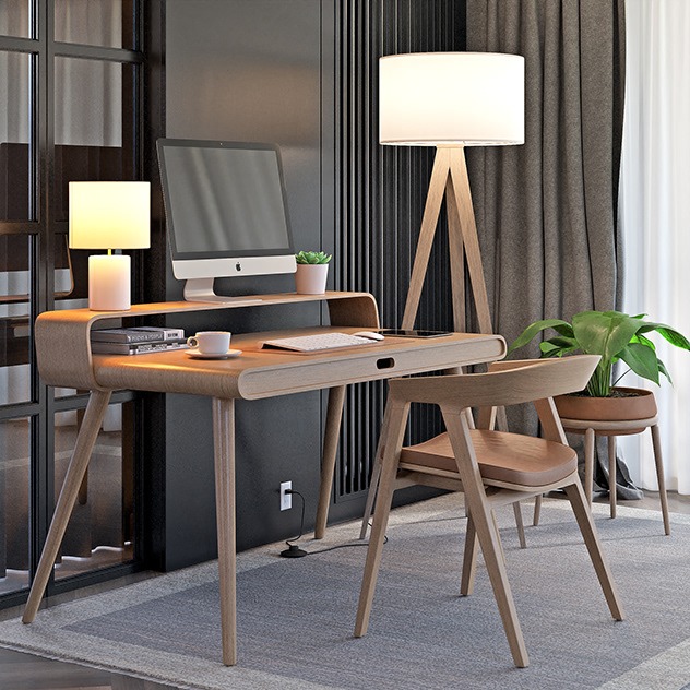 Ứng dụng công thái học khi setup bàn làm việc tại nhà 