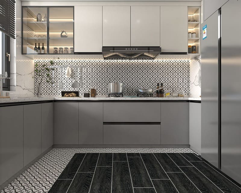 Màu gạch hợp mệnh Thủy