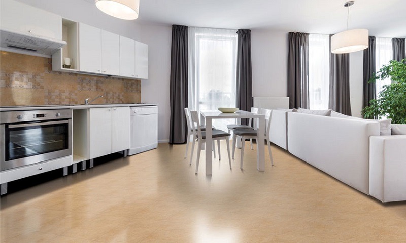 Chọn màu sắc hài hoà với không gian bếp