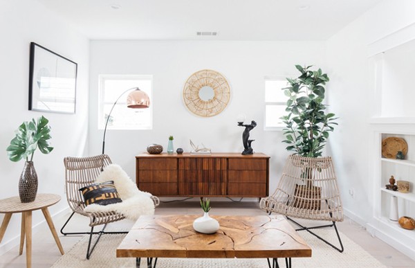 Bố trí không gian hài hòa theo Chiết trung