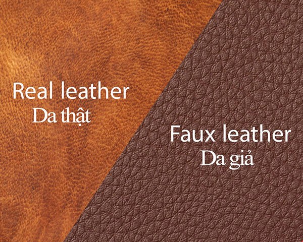 Bạn có biết sự khác biệt giữa da thật và da tổng hợp