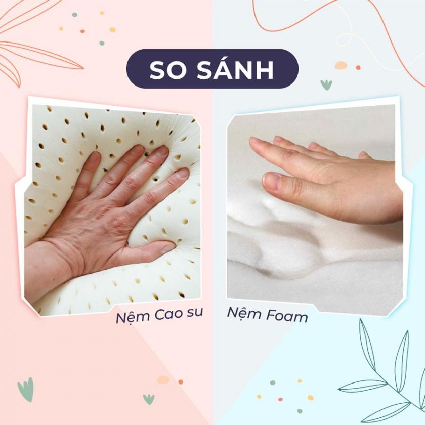 So sánh nệm cao su và foam để giúp bạn lựa chọn chính xác hơn 2 So sánh nệm cao su và foam một cách chi tiết giúp đưa ra lựa chọn dễ dàng và phù hợp hơn
