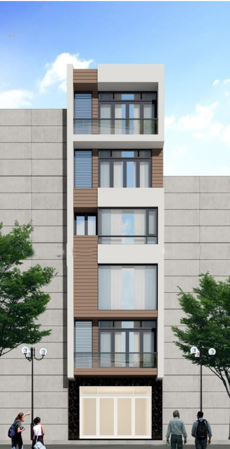 Thiết kế nhà phố 6 tầng đẹp, hot nhất hiện nay