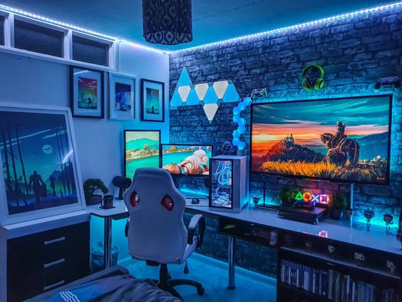 Mẫu thiết kế phòng ngủ gaming đứng đầu xu hướng 