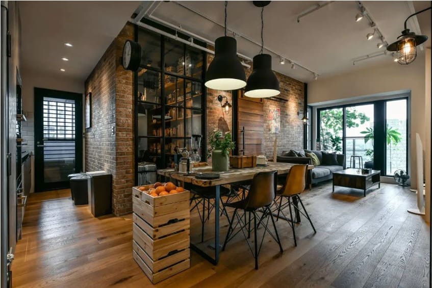 Chọn lựa vật liệu phù hợp với phong cách Industrial 