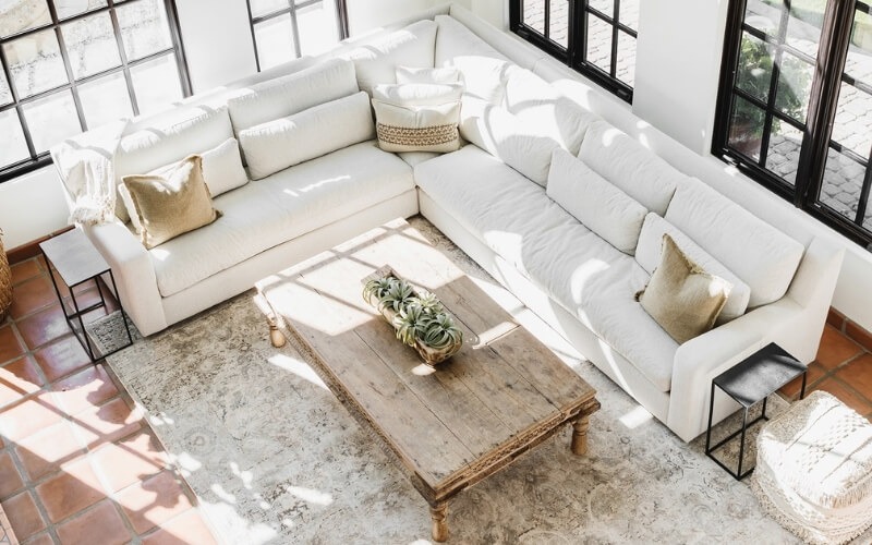 Ứng dụng phong cách Địa Trung Hải vào phòng khách