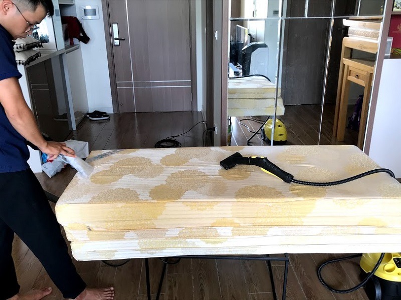 Cách giặt nệm làm từ bông ép để luôn mới