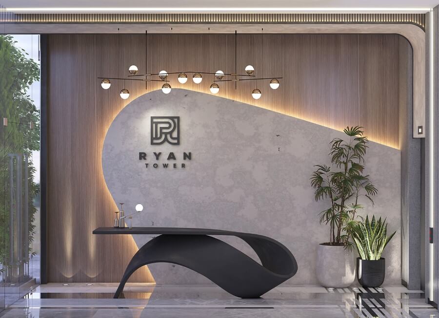 Tham khảo sảnh văn phòng mang vẻ đẹp tinh tế như tác phẩm nghệ thuật