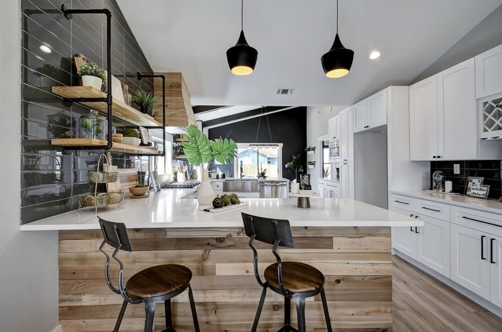 Tham khảo phong cách nội thất Urban trong khu vực bếp