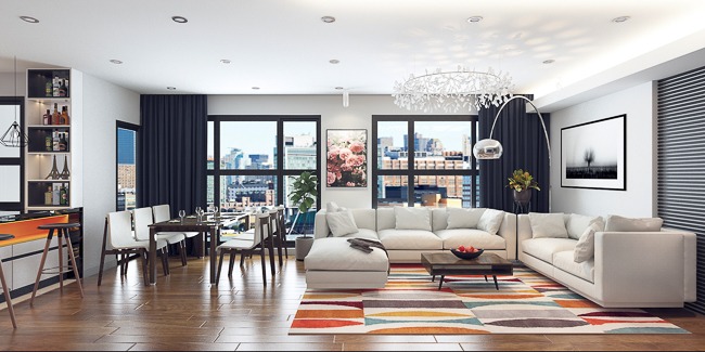 Nguyên lý thị giác trong thiết kế nội thất có ảnh hưởng như thế nào?