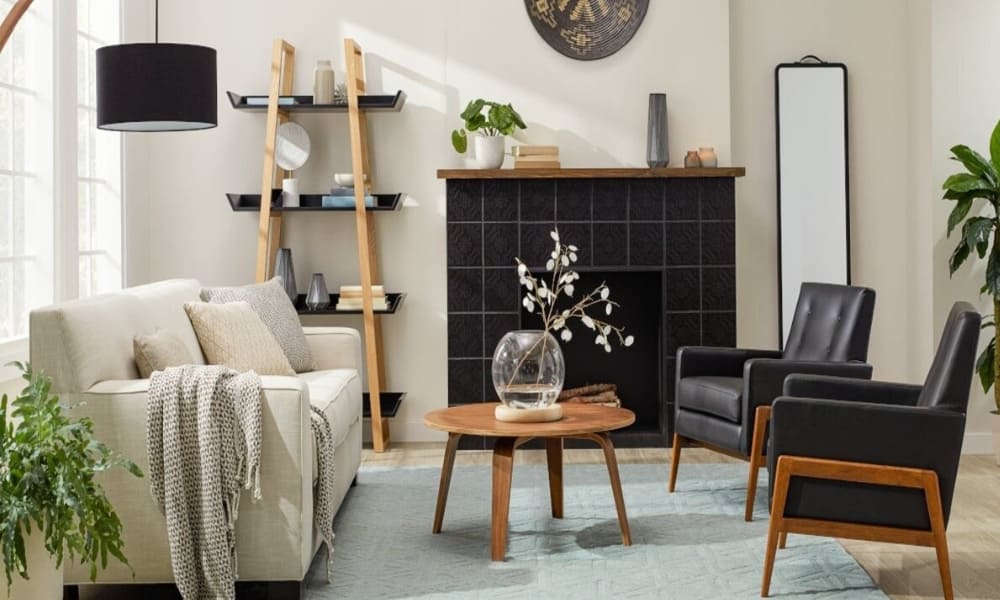 Nội thất tối giản và hiện đại trong phong cách Rustic