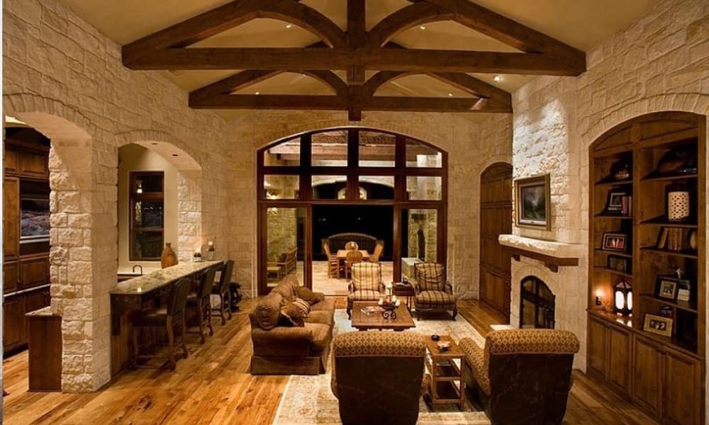 Phong cách nội thất Rustic cổ điển đầy ấm cúng