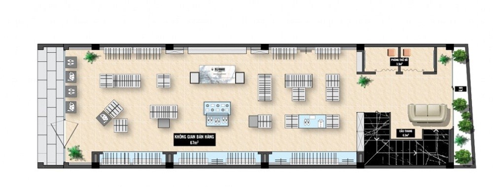 Bản vẽ thiết kế shop thời trang giúp tối ưu chi phí