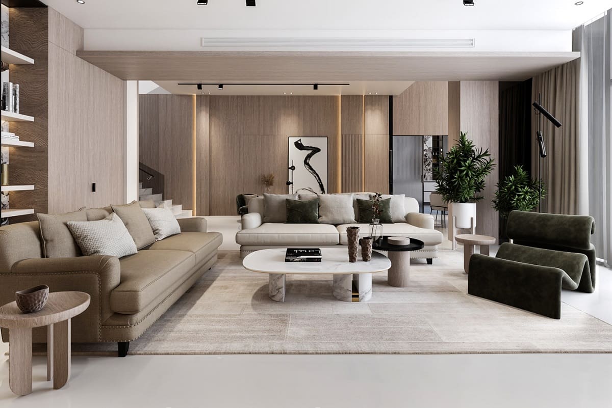 Thiết kế phong cách Minimalism cho biệt thự