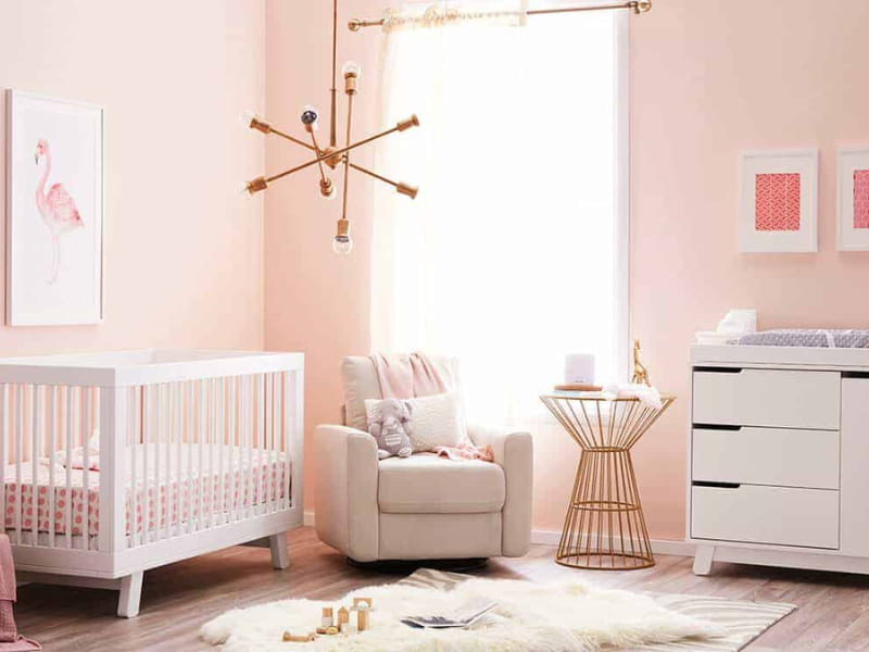  Mẫu phòng ngủ cho bé gái sơ sinh