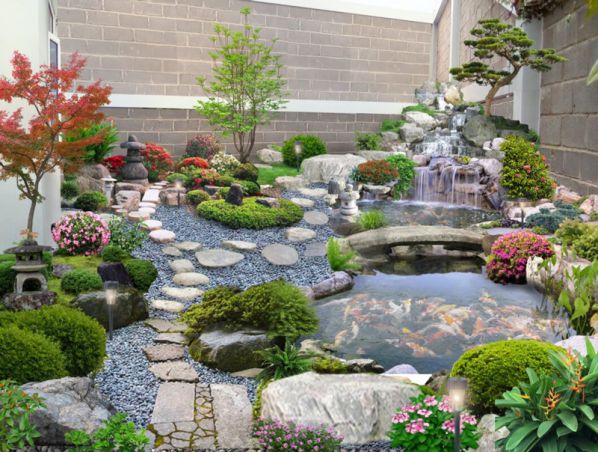 Top 15 bản vẽ thiết kế hồ cá Koi đạt kỹ thuật chi tiết nhất năm 2024 25 Bản vẽ hồ cá Koi kết hợp hòn non bộ