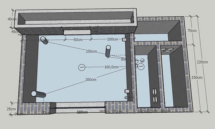 Top 15 bản vẽ thiết kế hồ cá Koi đạt kỹ thuật chi tiết nhất năm 2024 22 Hồ cá Koi trong nhà đẹp nhất 2024