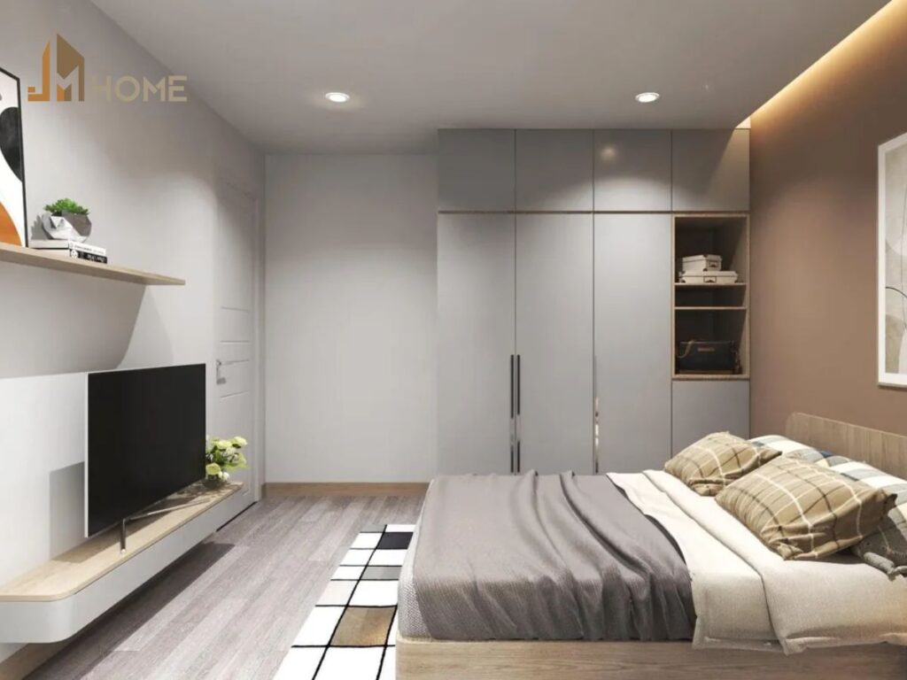 Trang trí các cây xanh nhỏ trong phòng ngủ