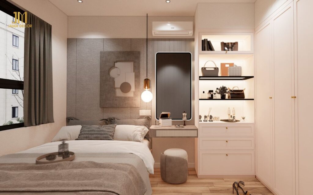 Mẫu thiết kế nội thất phòng ngủ chung cư theo phong cách hiện đại