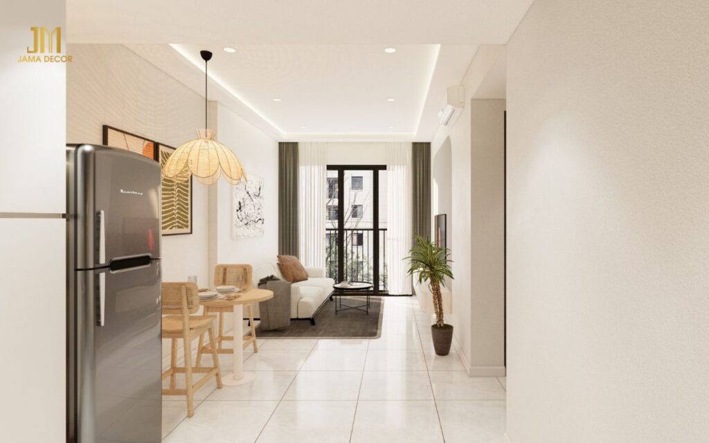 Tận dụng ánh sáng tự nhiên từ ban công để tạo sự thoải mái 