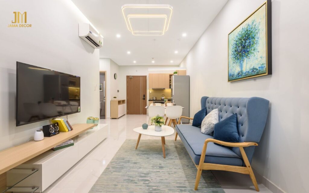 Không gian nội thất chung cư phong cách hiện đại 