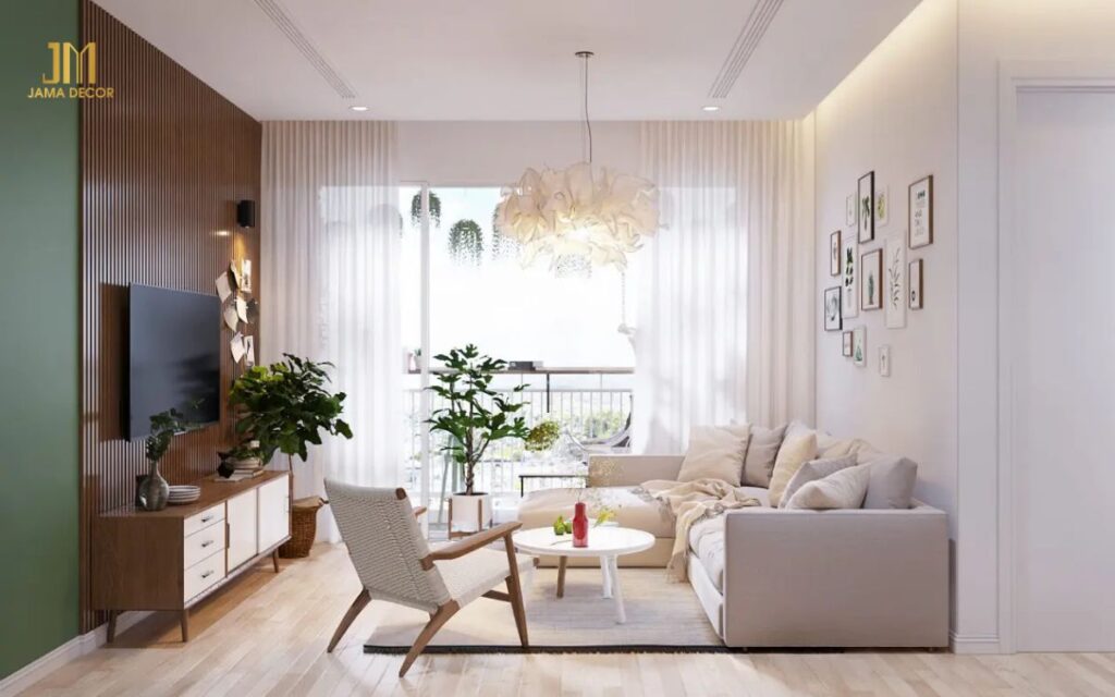 Xác định phong cách cho thiết kế nội thất chung cư 2 phòng ngủ 60m2