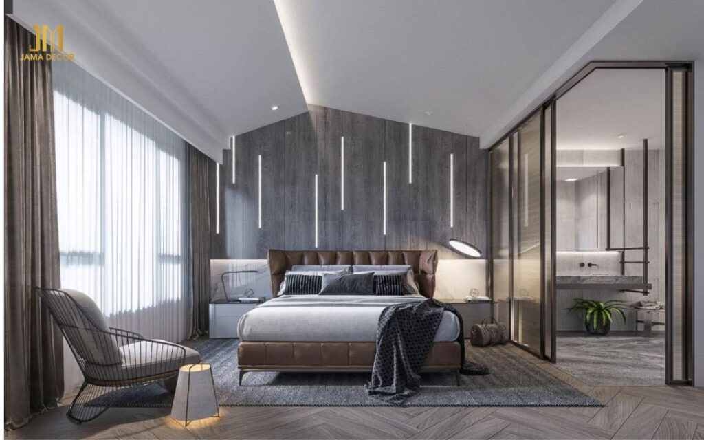 50 Mẫu thiết kế nội thất phòng ngủ 25m2 đẹp, ấn tượng 1 7 12