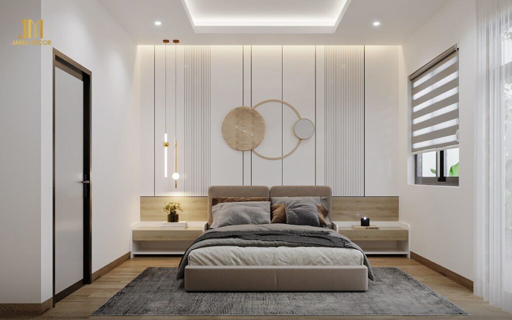 20 Mẫu thiết kế nội thất phòng ngủ 24m2 đa dạng phong cách 2 1 14