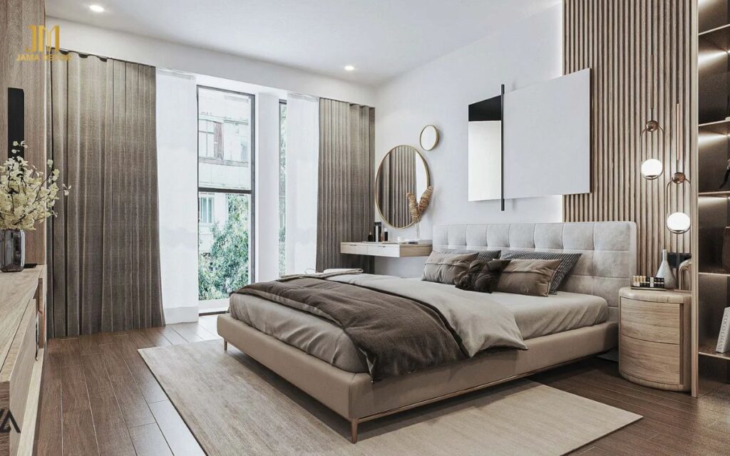 Chọn giường ngủ king size với đệm êm ái và chất lượng cao