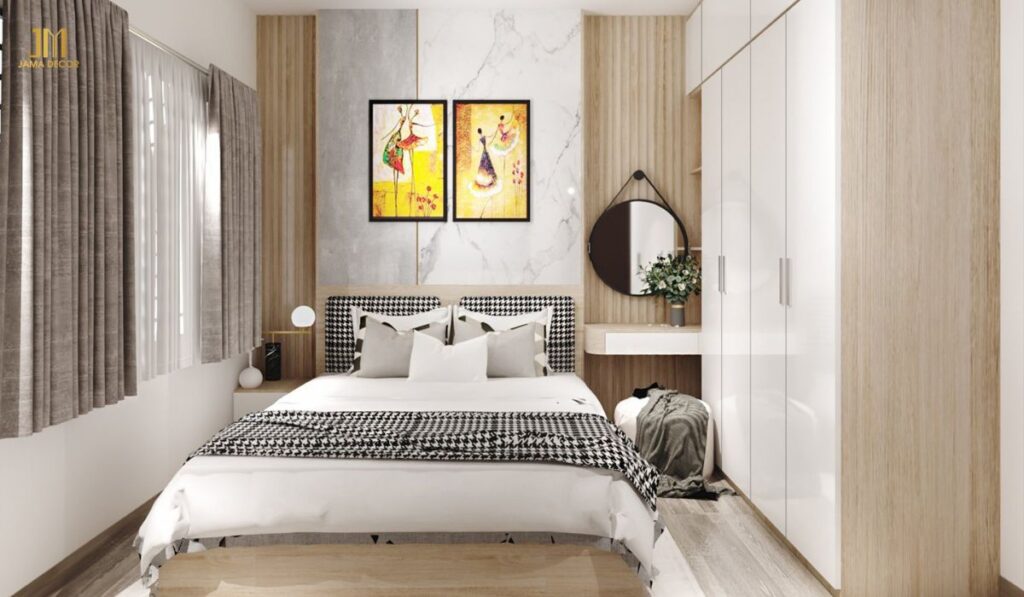 15+ mẫu thiết kế nội thất cho phòng ngủ 12m2 đẹp và tiện nghi 19 1 3