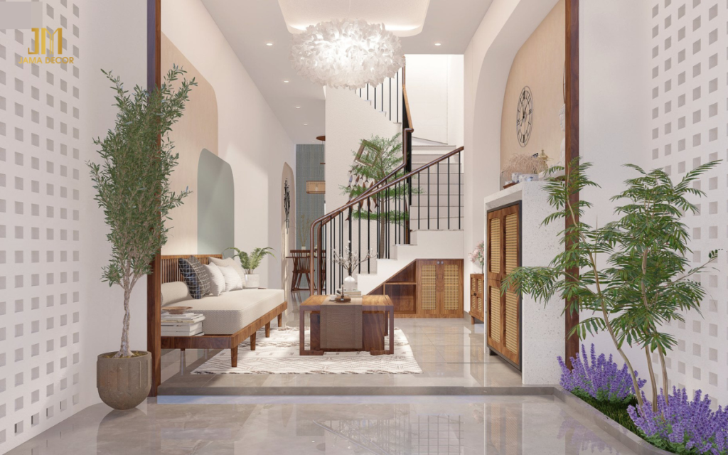 Sử dụng sơn sáng màu góp phần giúp không gian trở nên sáng sủa, thoáng đãng