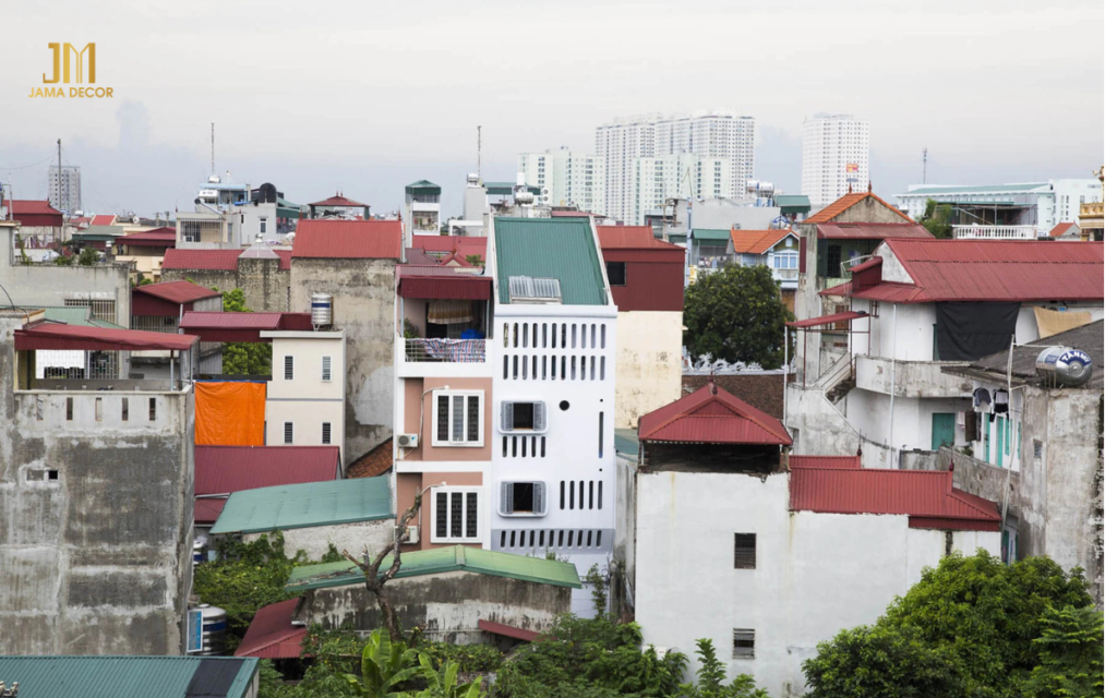 Các nhà ống nên được xây dựng dãn cách ra, tạo không gian cho ánh sáng vào nhà