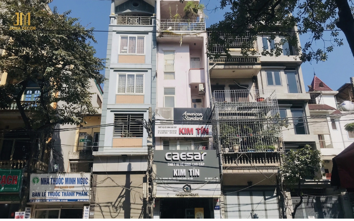 Những căn nhà ống thường thấy tại các thành phố