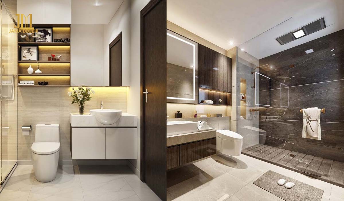 Nhà vệ sinh được thiết kế sang trọng và hiện đại hơn