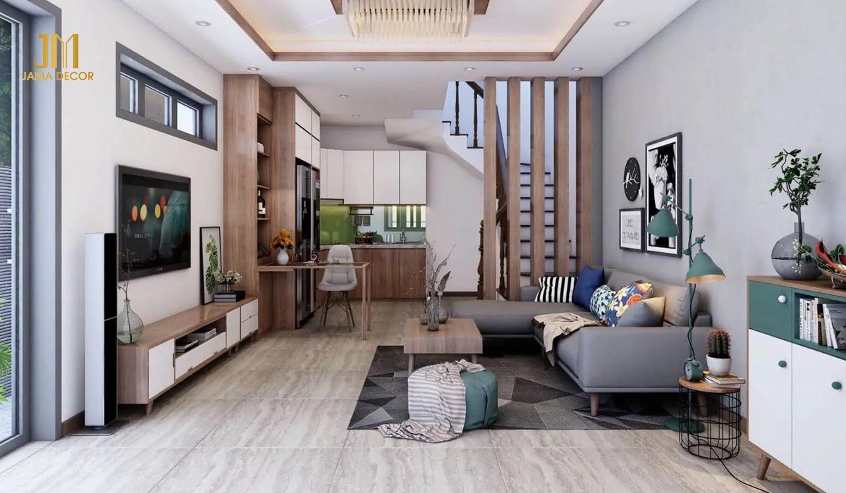 5 Bước quy trình sửa chữa cải tạo nhà phố chuẩn nhất 14 Trang trí nội thất bên trong khang trang, hiện đại