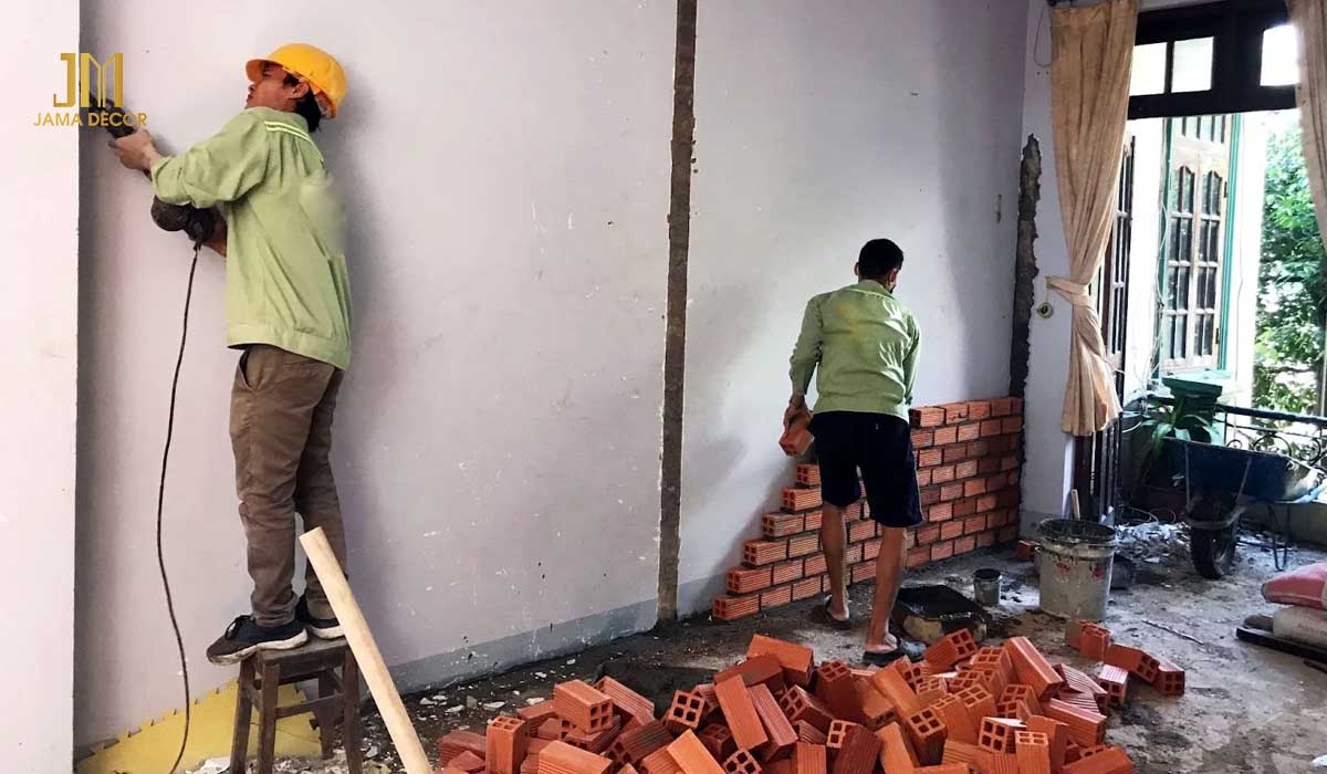 Thi công cải tạo nhà 50m2 theo quy trình khoa học, đảm bảo tiến độ