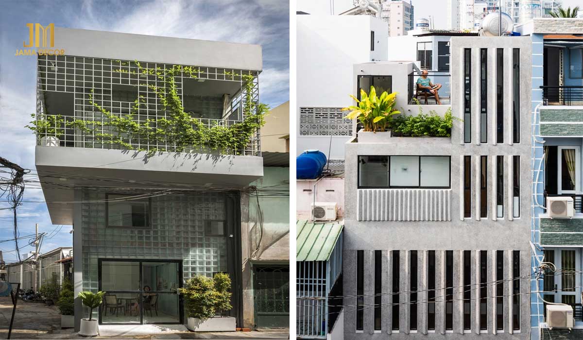 Thiết kế cửa dạng kính, tạo hiệu ứng không gian mở